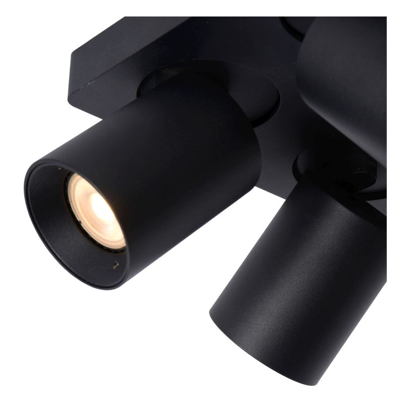 NIGEL Ceiling spotlight 4xGU10/5W Black
